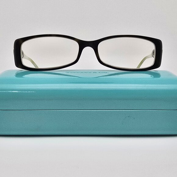 Tiffany & Co TF2016 8134 Havana on Blue Eyeglasses Frame w/ Case Italy 51-15-135 - Picture 1 of 15